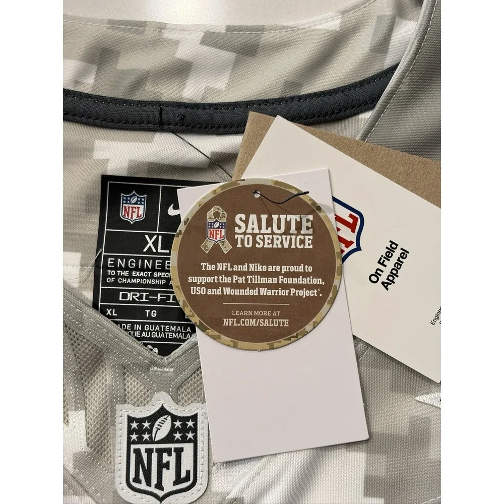 Nike Salute to Service Tennessee Titans Jersey Men's XL Digital Camo #98 Simmons